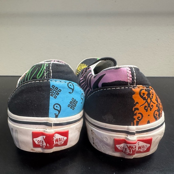 Vans Classic Slip-On Patchwork Floral Zebra Crayola Sneakers - Multicolor - Picture 3 of 8